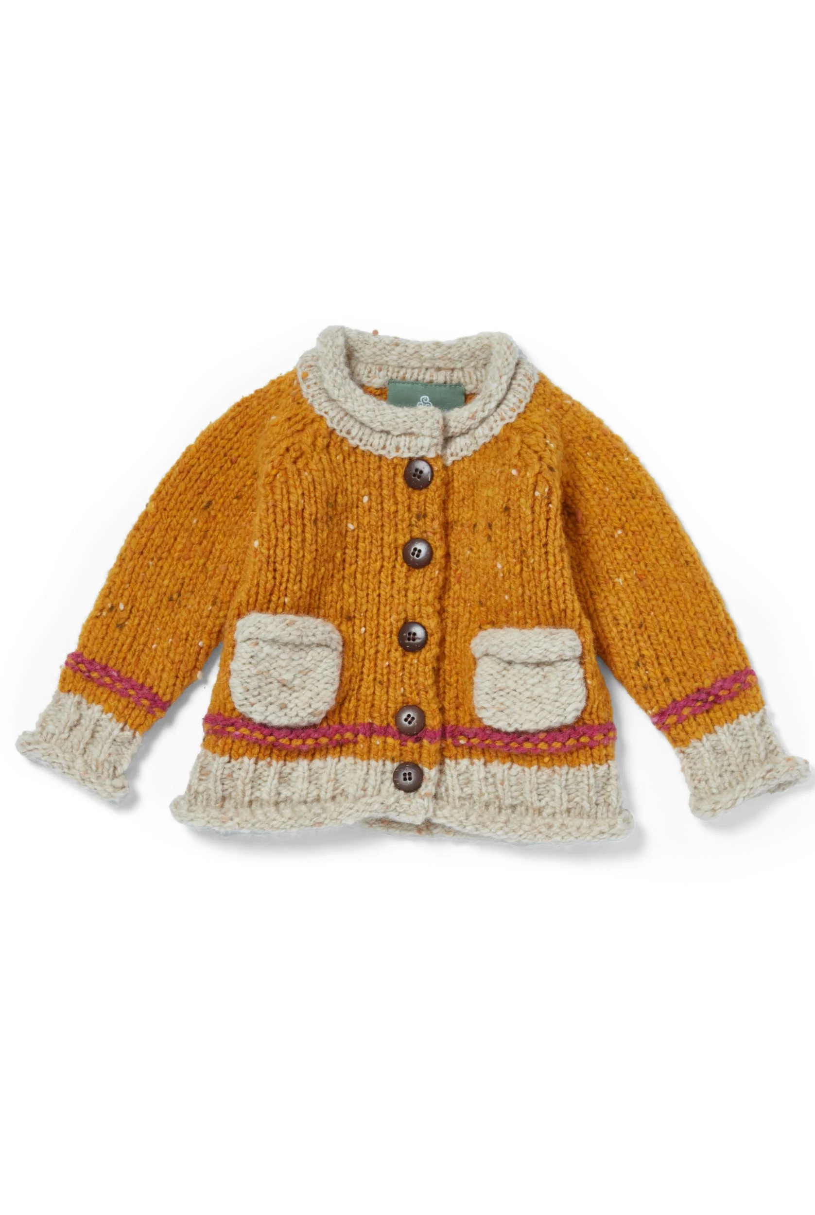 Réalta Baby Roll Neck Cardigan- Starlight - Image 3